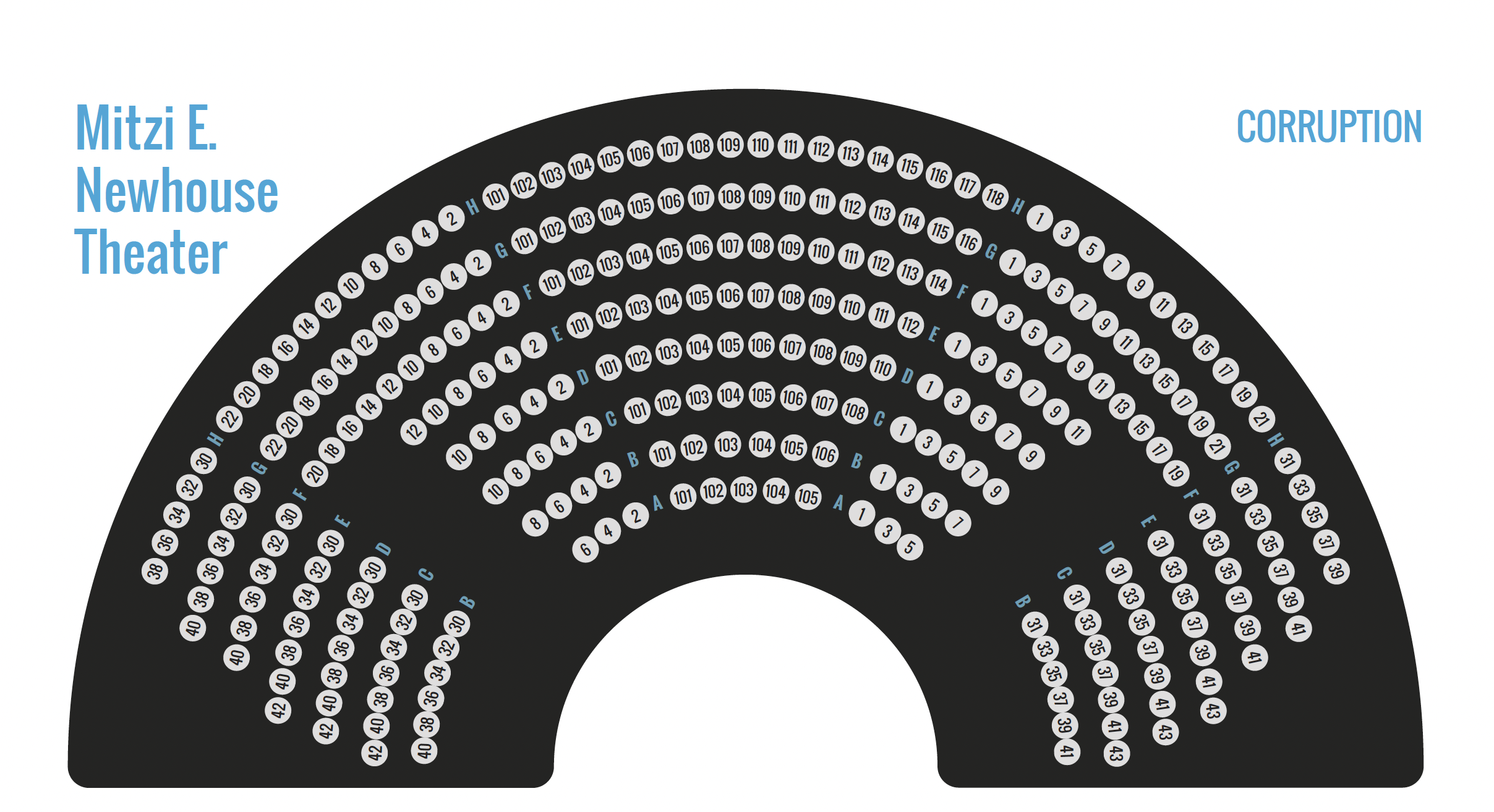Newhouse Theater Seating Chart