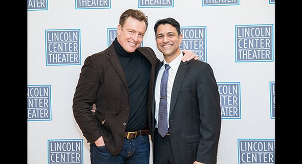 Toby Stephens and Sanjit De Silva. Photo by Tricia Baron.