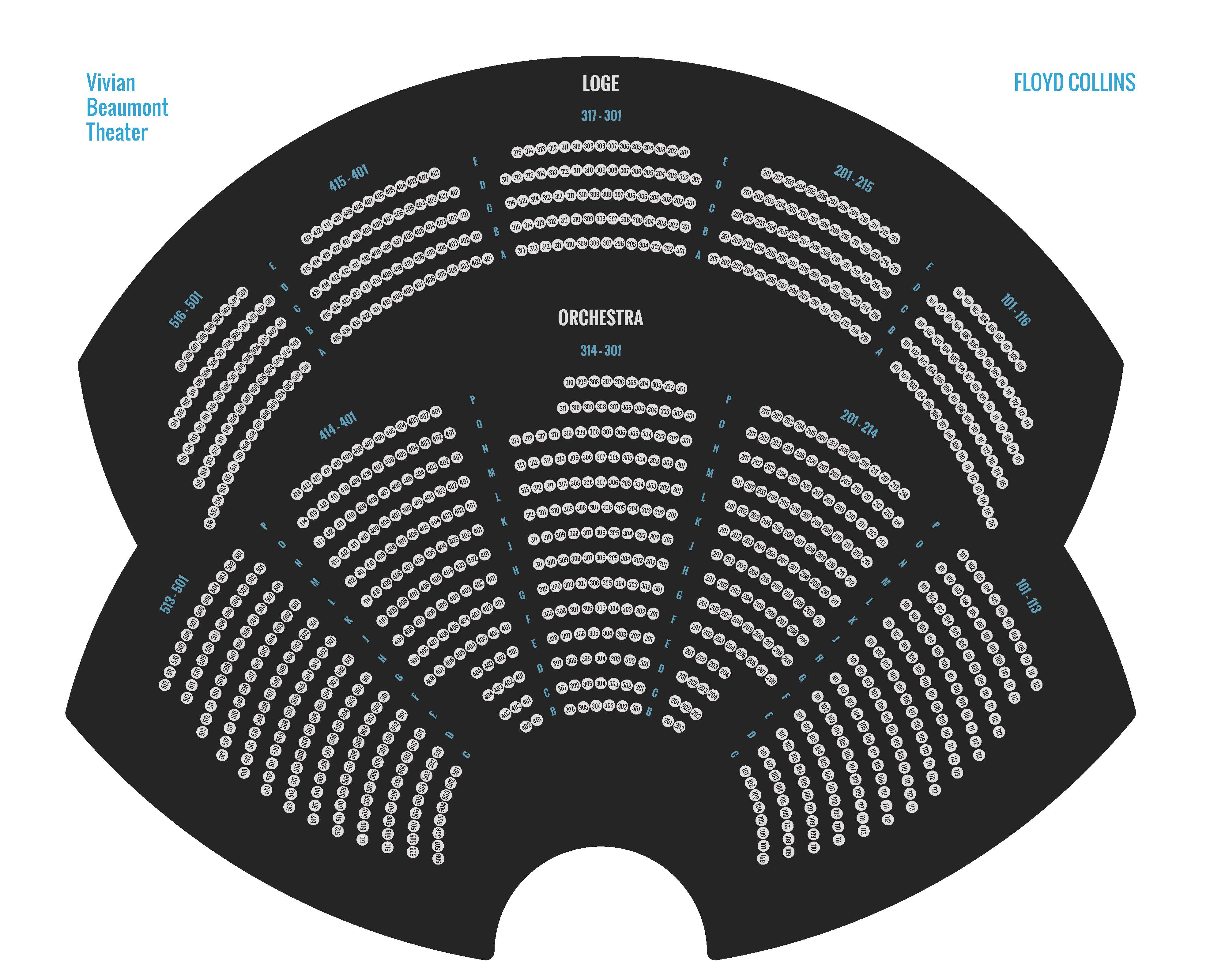 Beaumont Theater Seating Chart