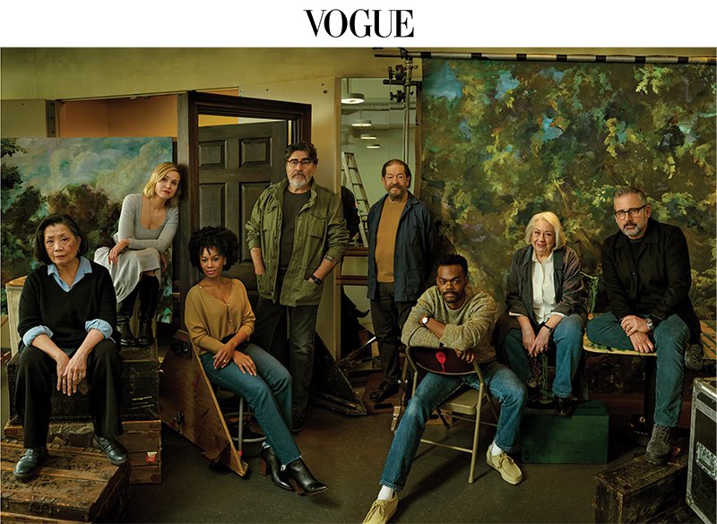 The cast of UNCLE VANYA, as photographed by Vogue Magazine